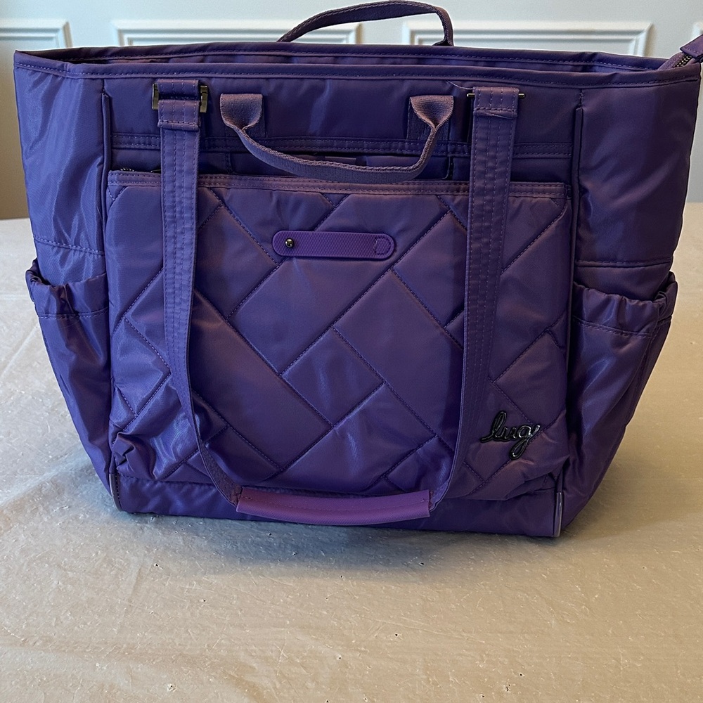 Lug Cabby SE Quilted Amethyst Tote Bag
